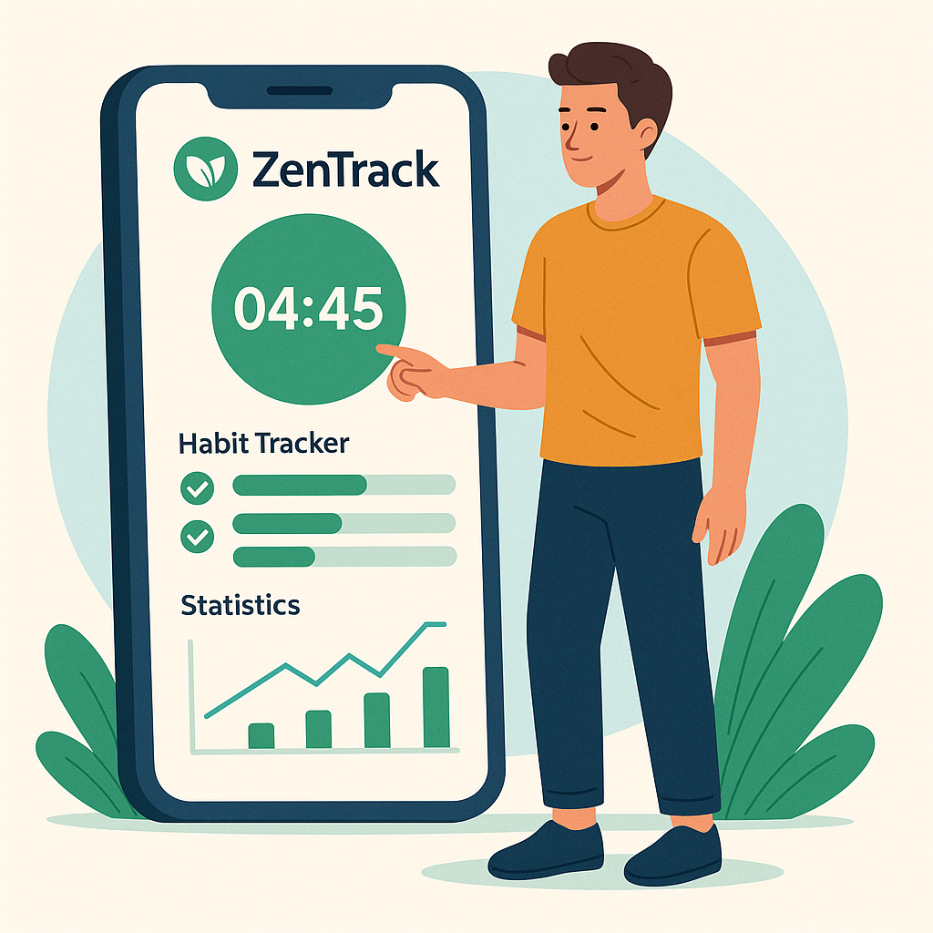 ZenTrack App Preview